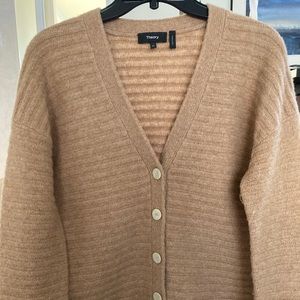 Theory Cashmere Blend Women’s Cardigan, Size M